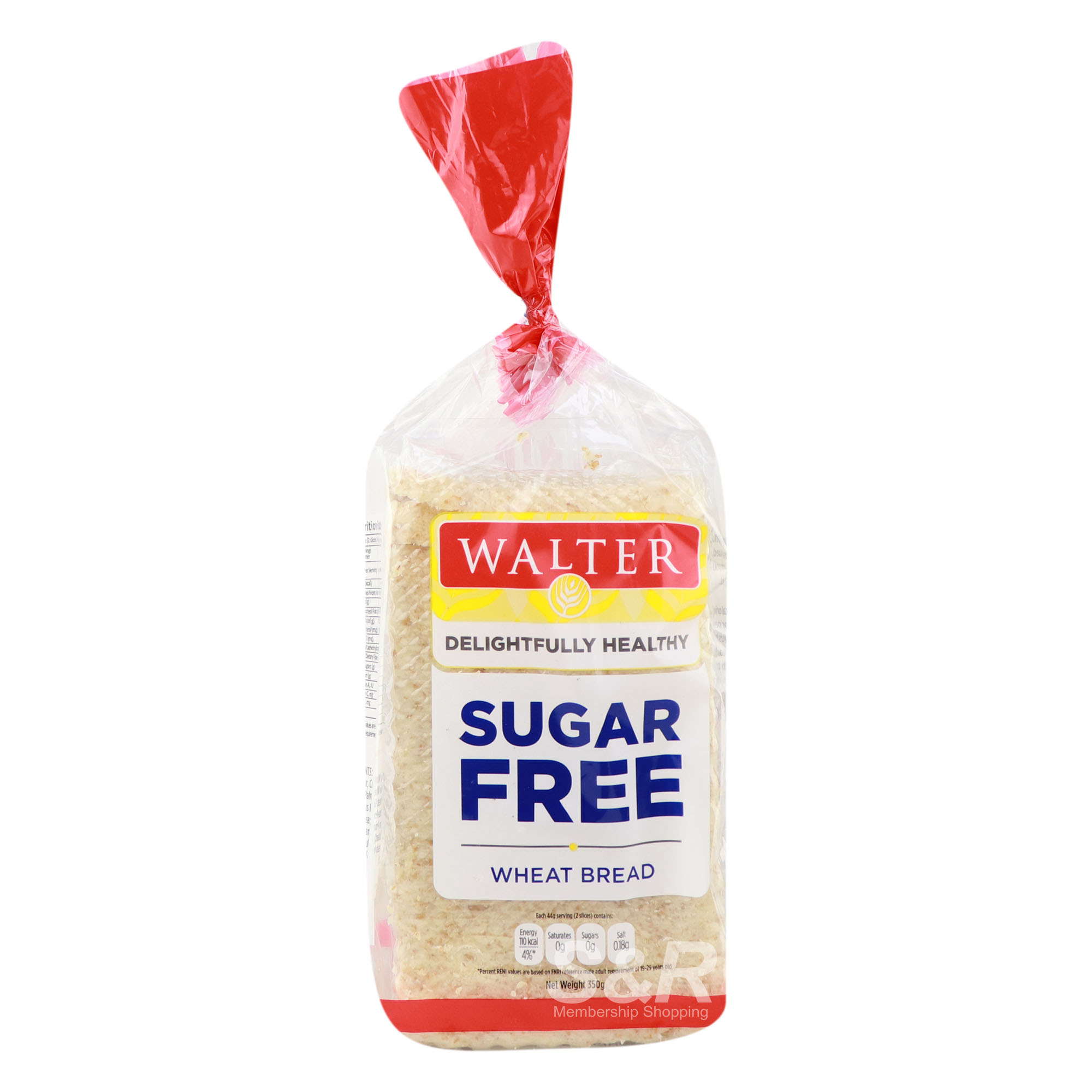 Walter Sugar Free Wheat Bread 350g